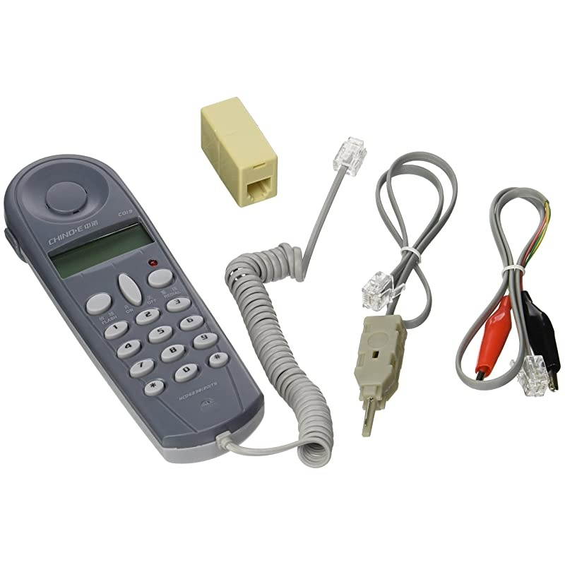 Check Telephone Line Dedicated Check Line Survey Line Machine CHINOE C019 Tester to Alligator Clip Set Equipment