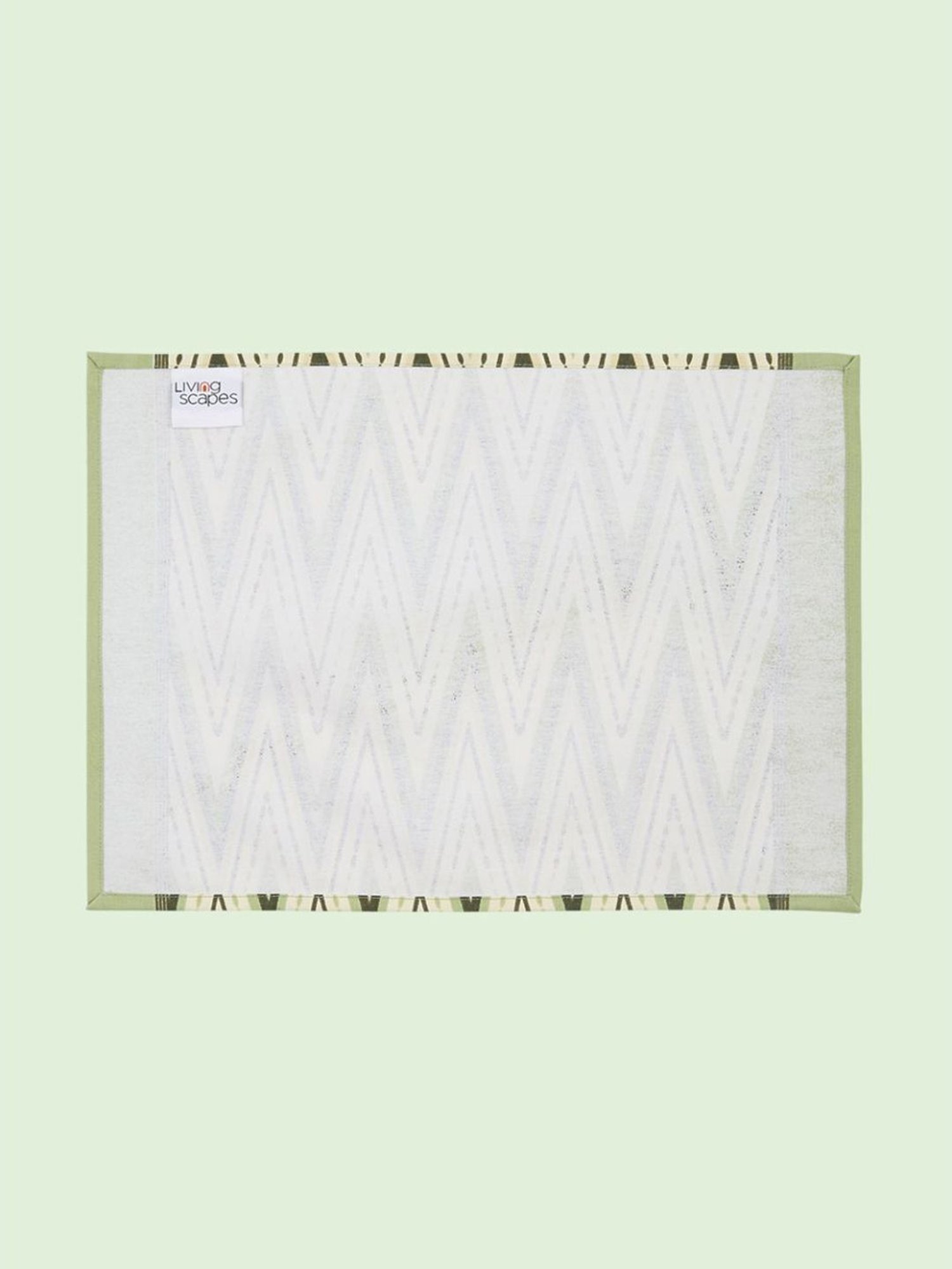 Living Scapes by Pantaloons Green Canvas Placemats - Set of 6