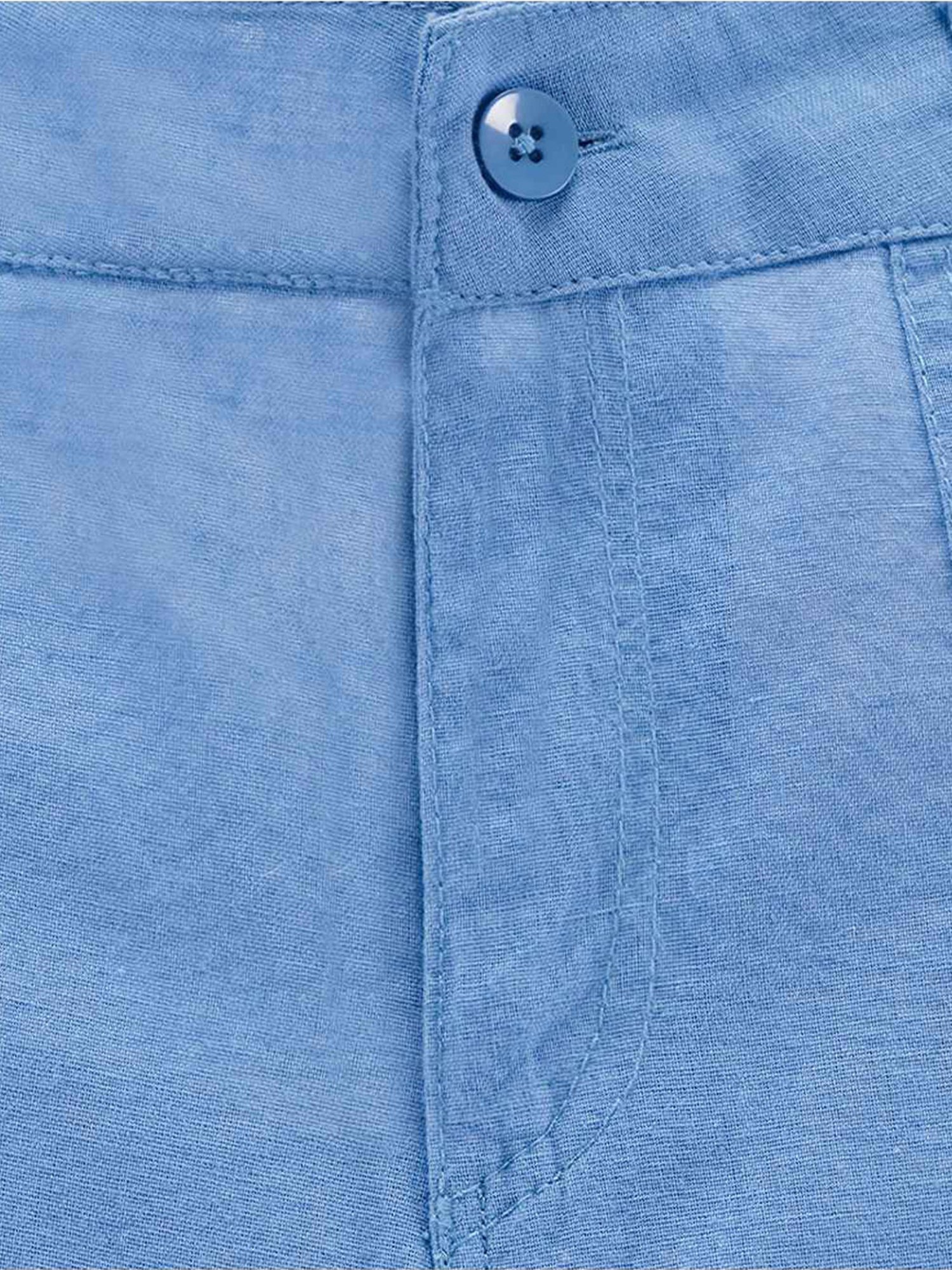 Edheads Kids Blue Cotton Regular Fit Shorts