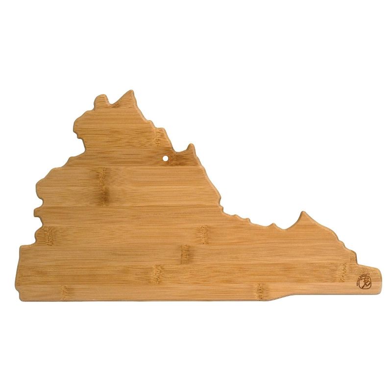 Picnic at Ascot Bamboo Butcher Block  13" x 13"