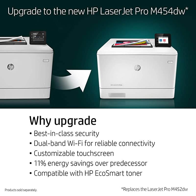 LaserJet Pro M452dw Wireless Color Laser Printer with Duplex Printing CF394A