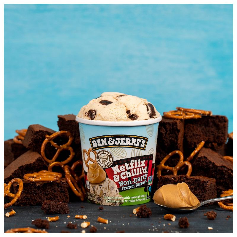 Ben & Jerry's Non Dairy Ice Cream Netflix + Chilled Frozen Dessert - 16oz