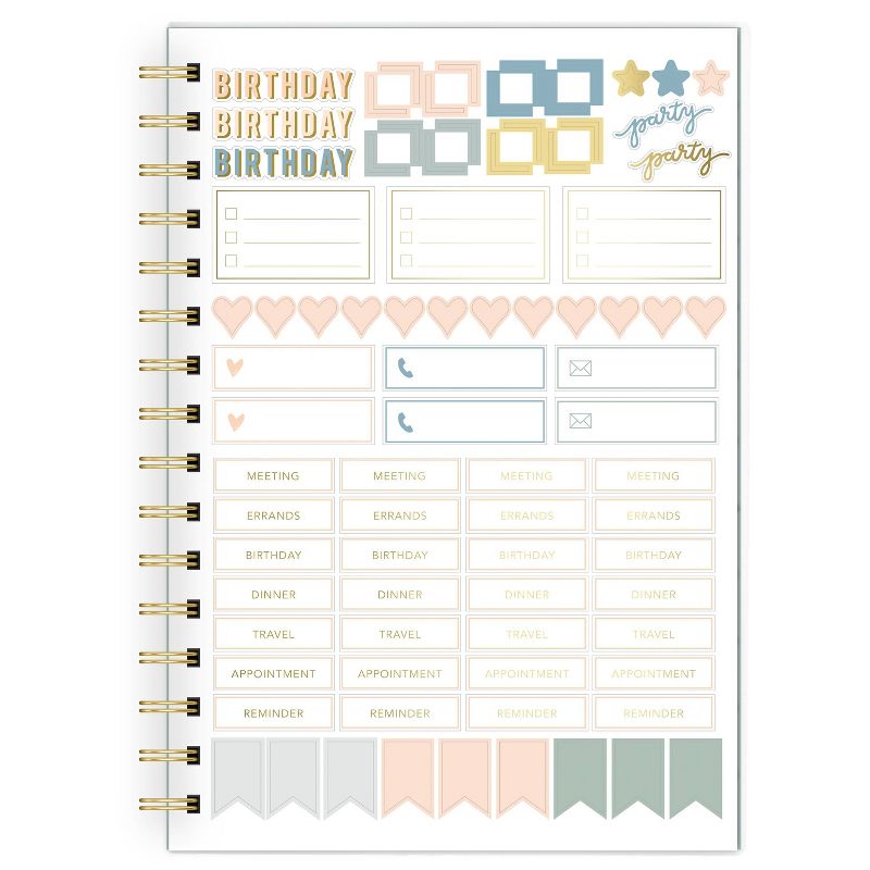 2021 Planner 8.5" x 5.875" Poly WB Green - Sugar Paper™