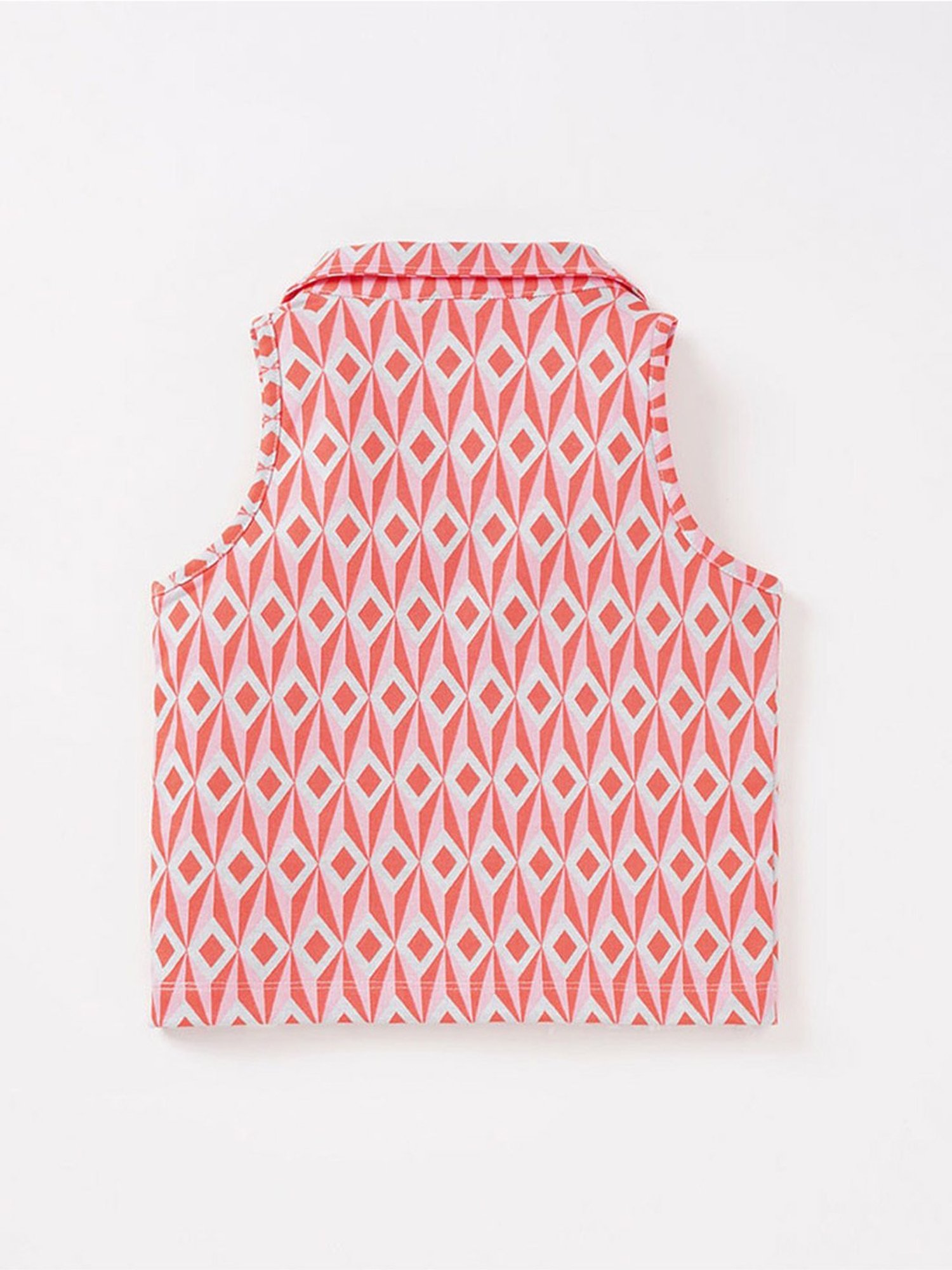 Edheads Kids Red & White Cotton Printed Top Set