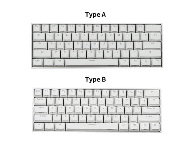 Anne Pro 2 60% Mechanical Keyboard Wired/Wireless Dual Mode Full RGB Double Shot PBT - Brown Switch