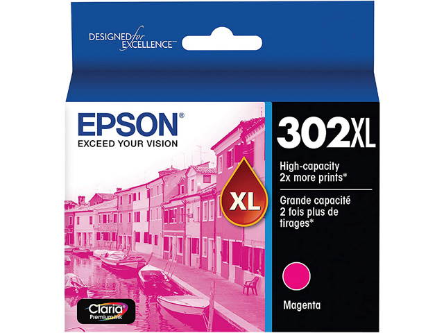 EPSON Claria Premium 302XL T302XL320-S Ink Cartridge, High-capacity Magenta