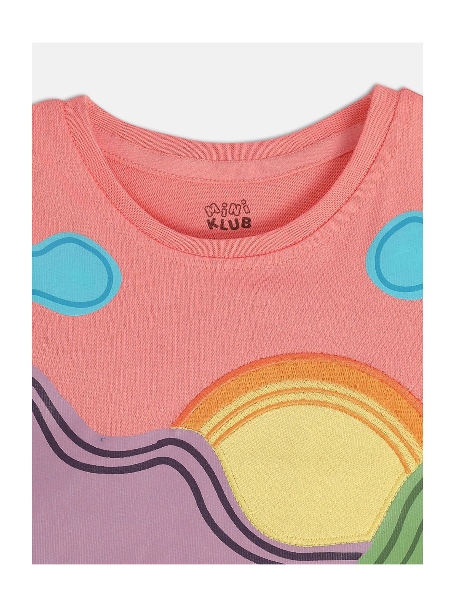 Bodycare Kids Violet Embellished T-Shirt