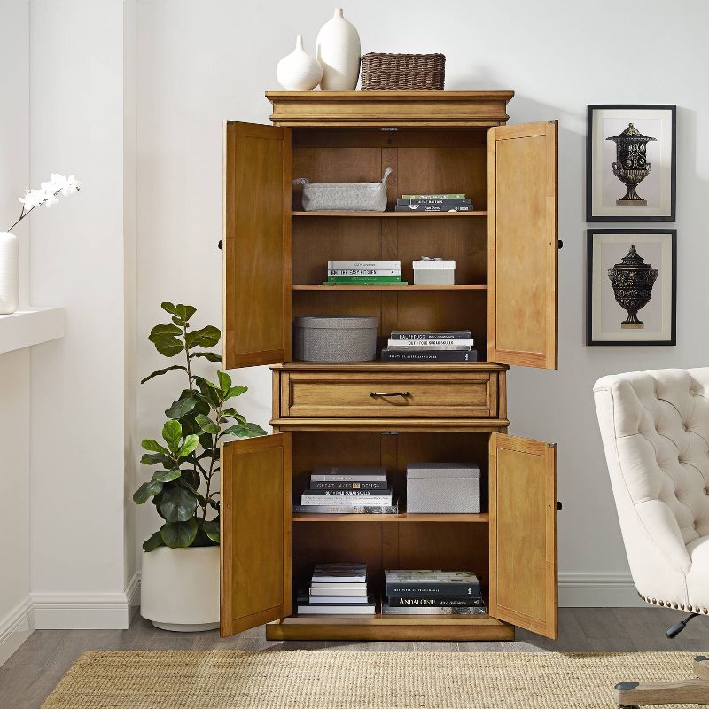Wood 2 Door Storage Cabinet in White-Pemberly Row