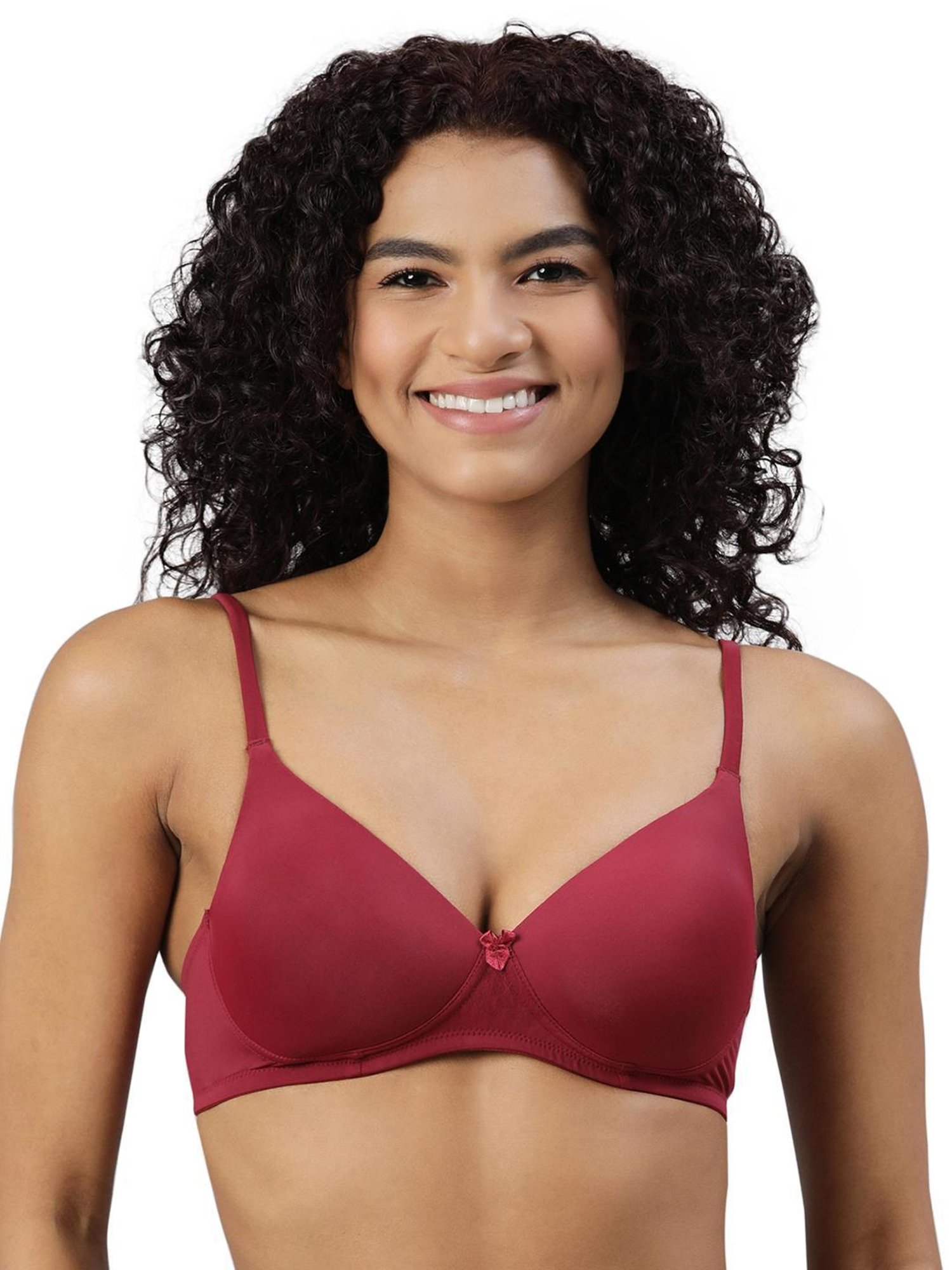 BLOSSOM Maroon Medium Coverage Everyday Bra