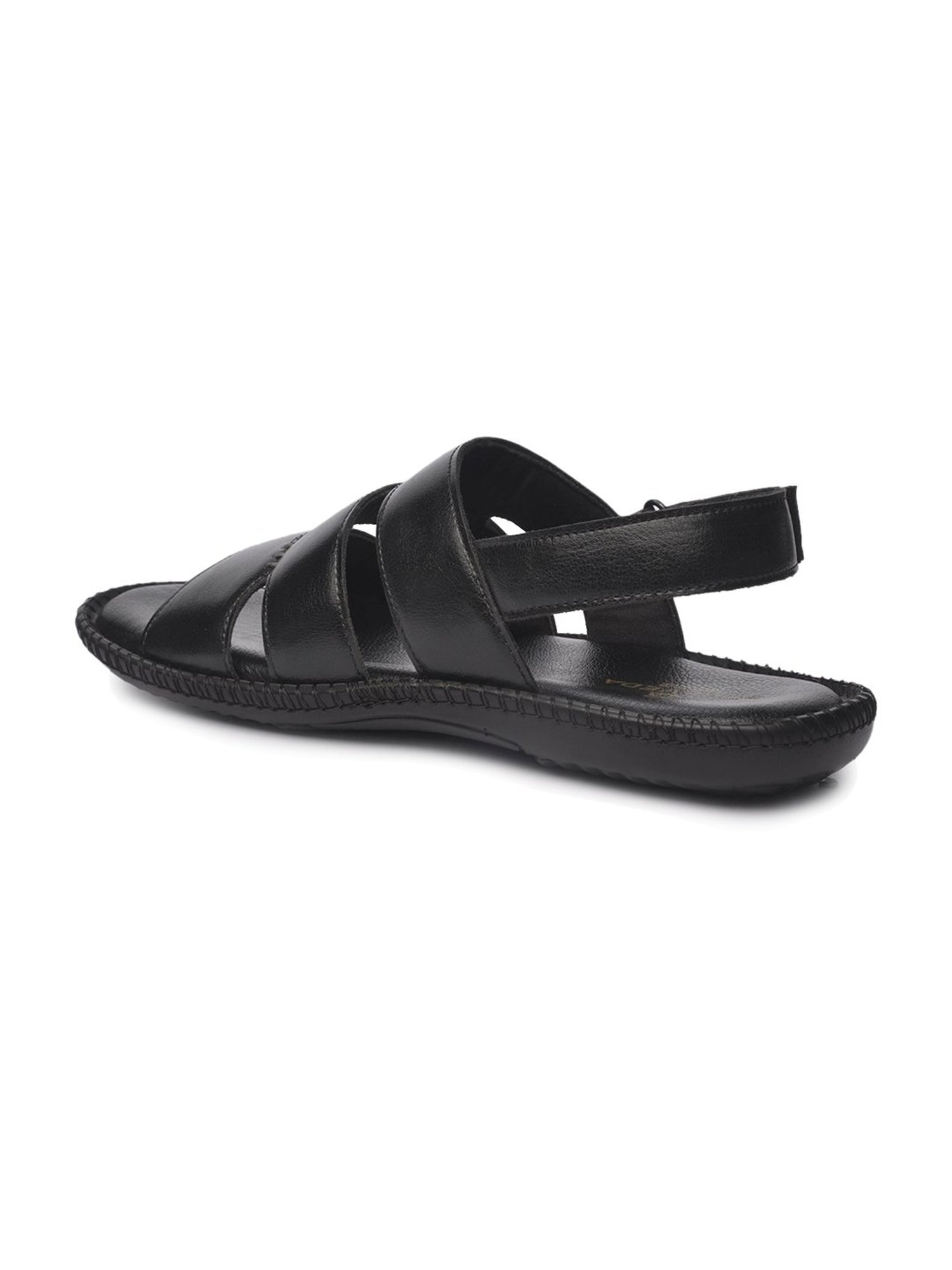 Soleveda by Buckaroo Men's MAKSIM Black Back Strap Sandals