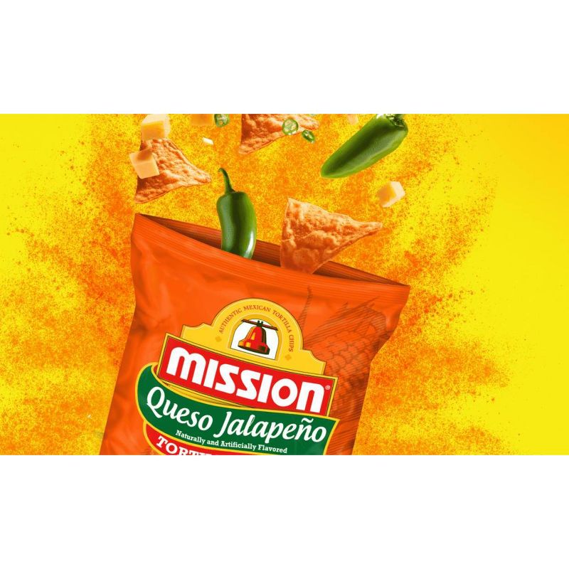 Mission Queso Jalapeno Tortilla Chips - 7.05oz