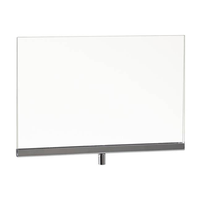 Econoco PJ711 11 W x 7 H in. Acrylic Sign Holder With 0.38 in. Fitting