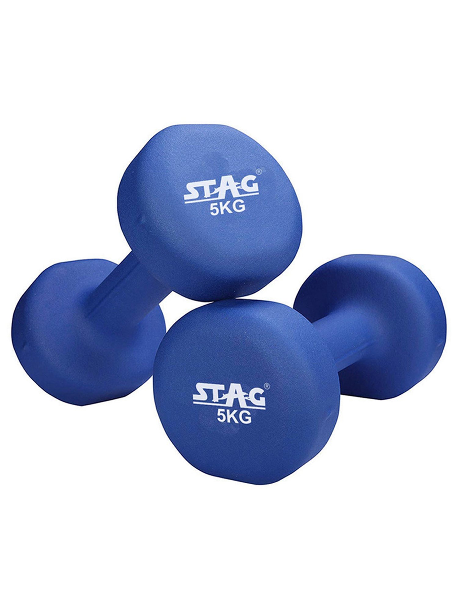 Stag Global Fitness SFND10 Dumbbells (Blue) Size - 10X30