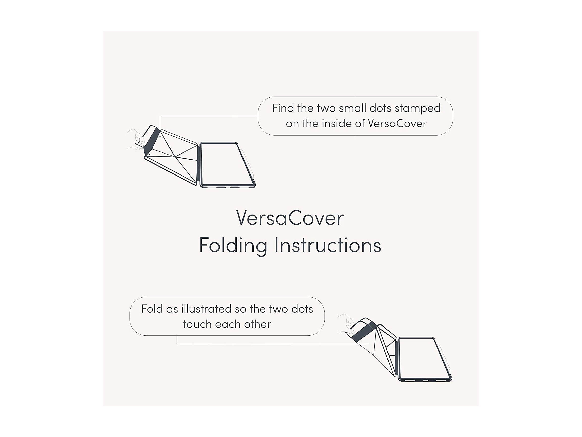 Moshi VersaCover Carry Case for 10.9" Apple iPad Air 4th Gen Tablet 99MO056083