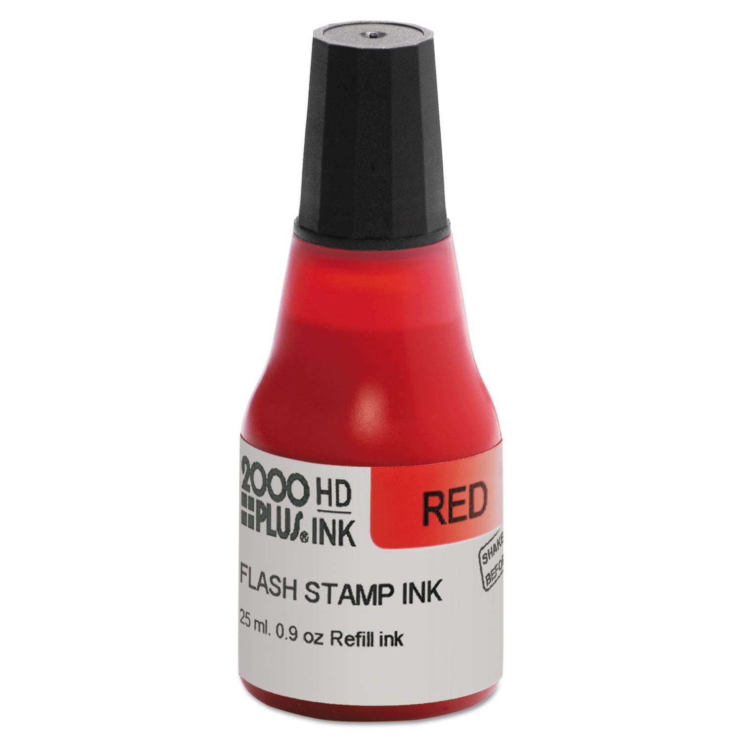Cosco 2000plus Pre-Ink High Definition Refill Ink, Red, 0.9 Oz. Bottle 033958
