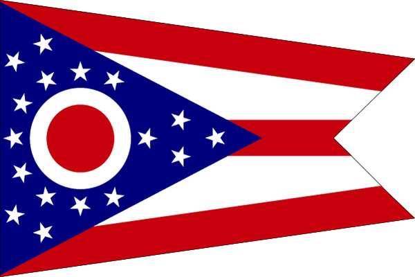 NYLGLO 144260 Ohio State Flag,3x5 Ft