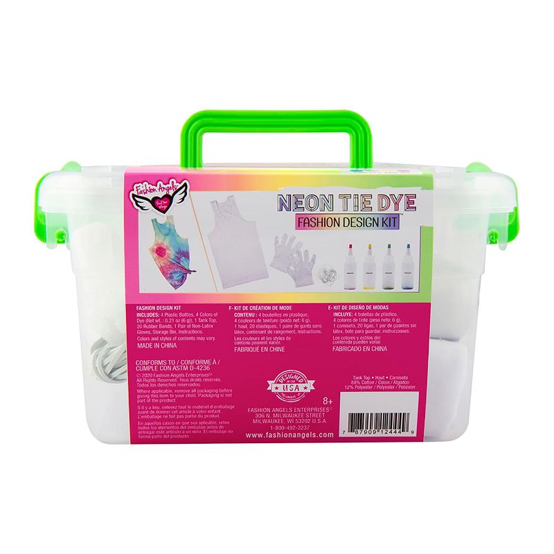 Fashion Angels Fashion Angels Neon Tie Dye Tank Top Fashion Design Kit