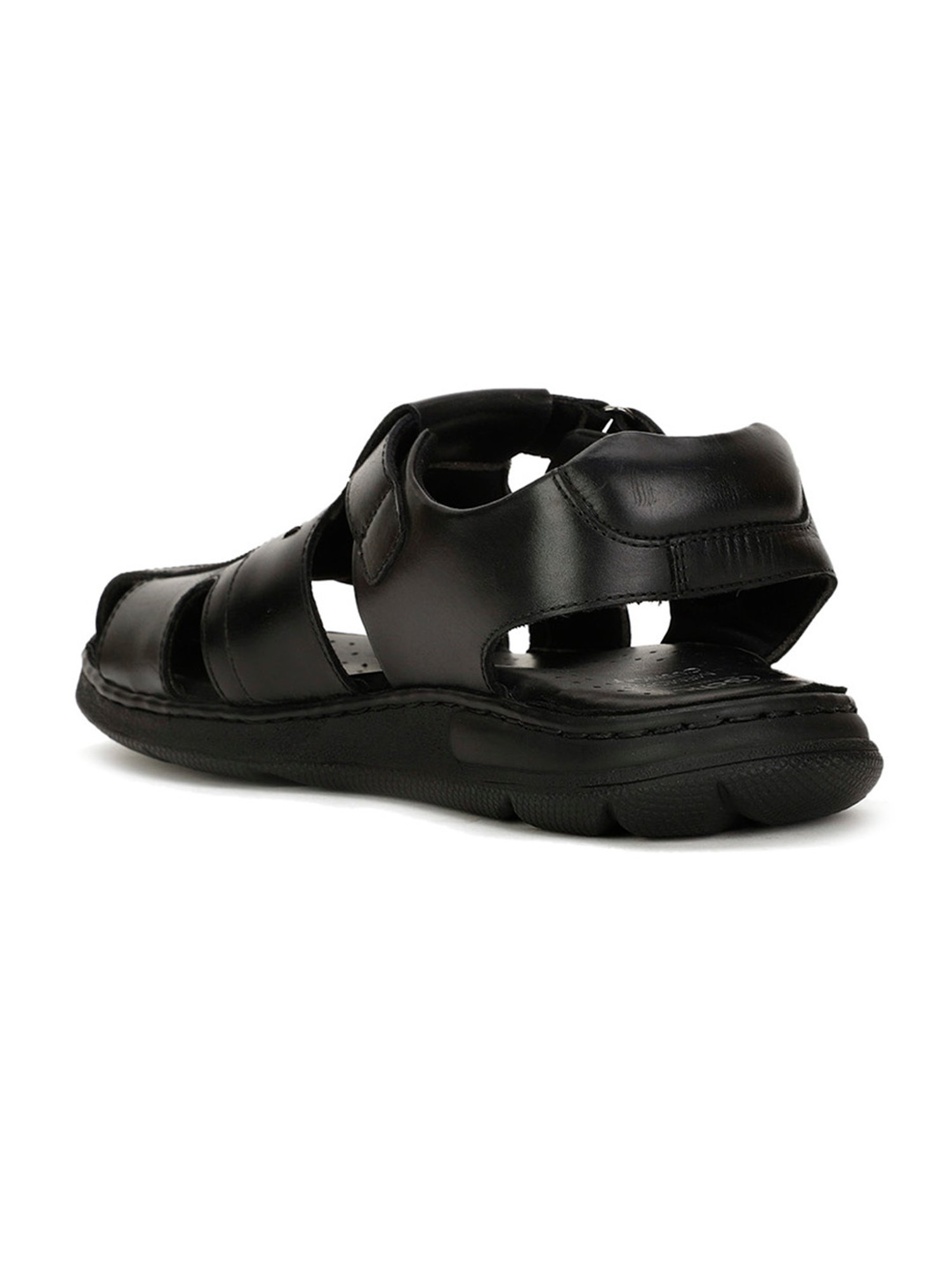 Scholl by Bata Men's Black Fisherman Sandals