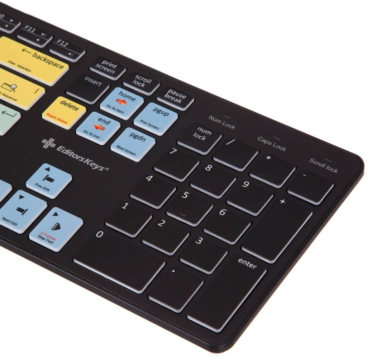 Adobe Premiere Keyboard - USB Shortcut Video Editing Keyboard for PC (Works on Mac Too)