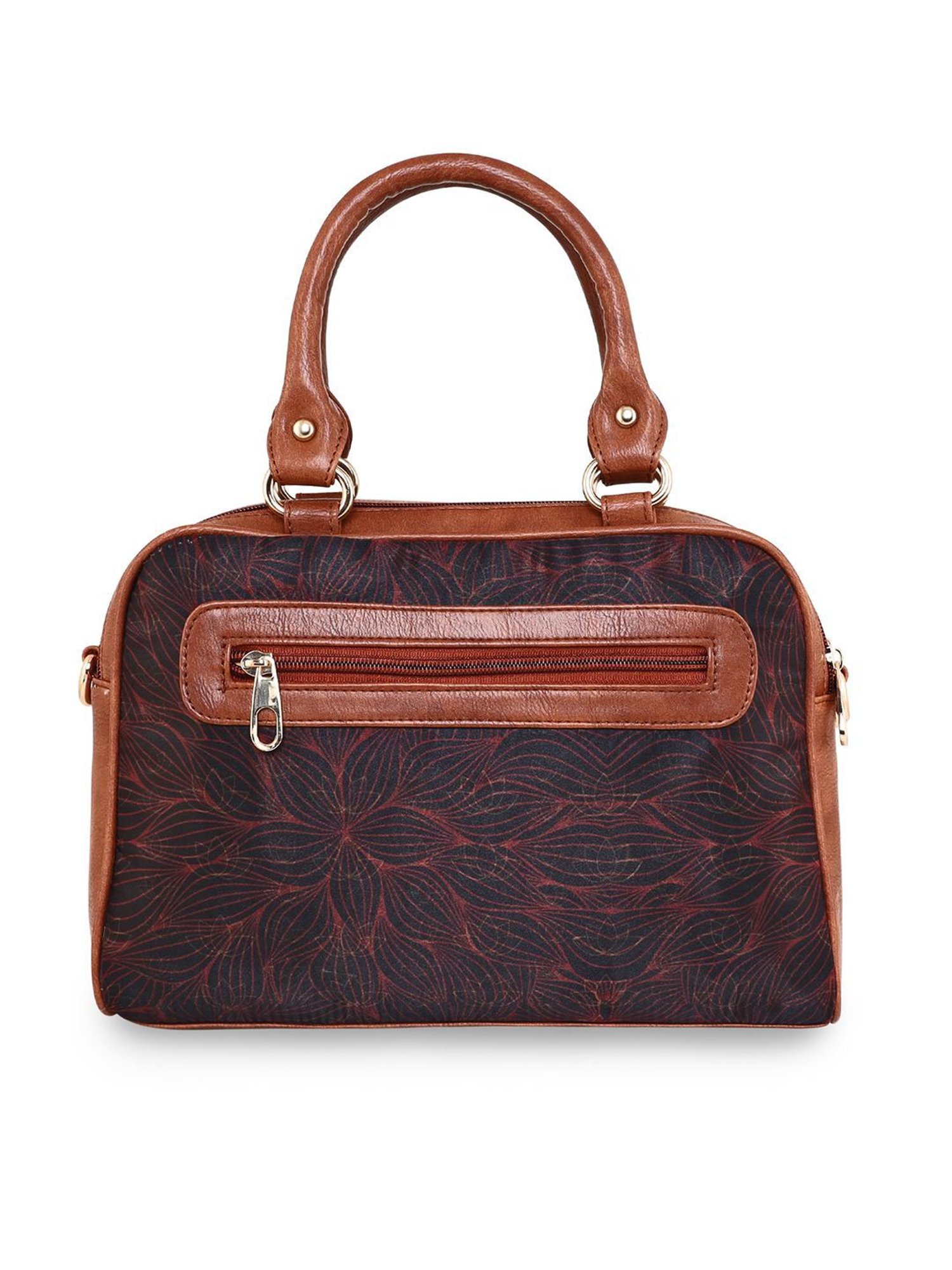 Sabhyata Multicolor Printed Medium Satchel Handbag