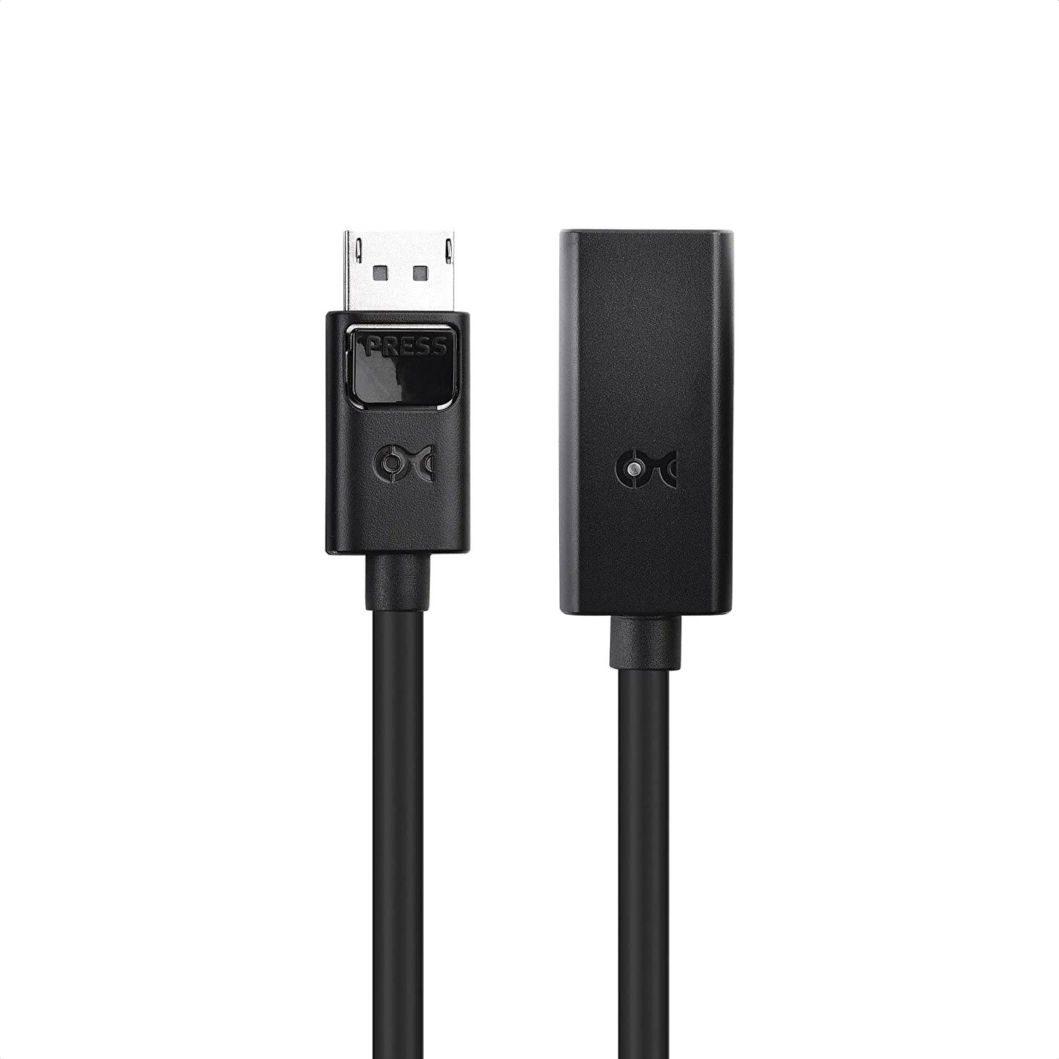 cables direct online 15ft svga + audio monitor cable, male to male 1080p super vga display cord for pc projector laptop tv