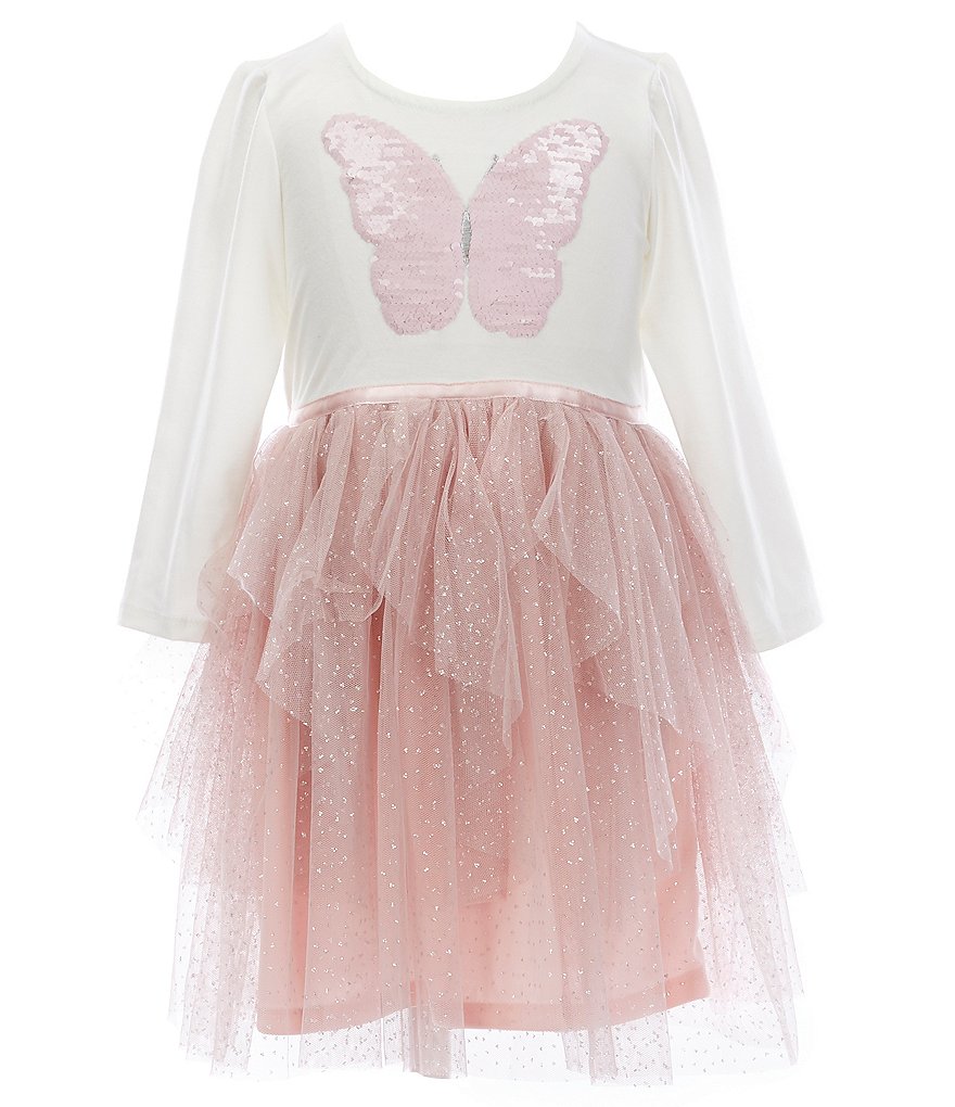 Zunie Little Girls 4-6X Butterfly Cascade Tutu Dress