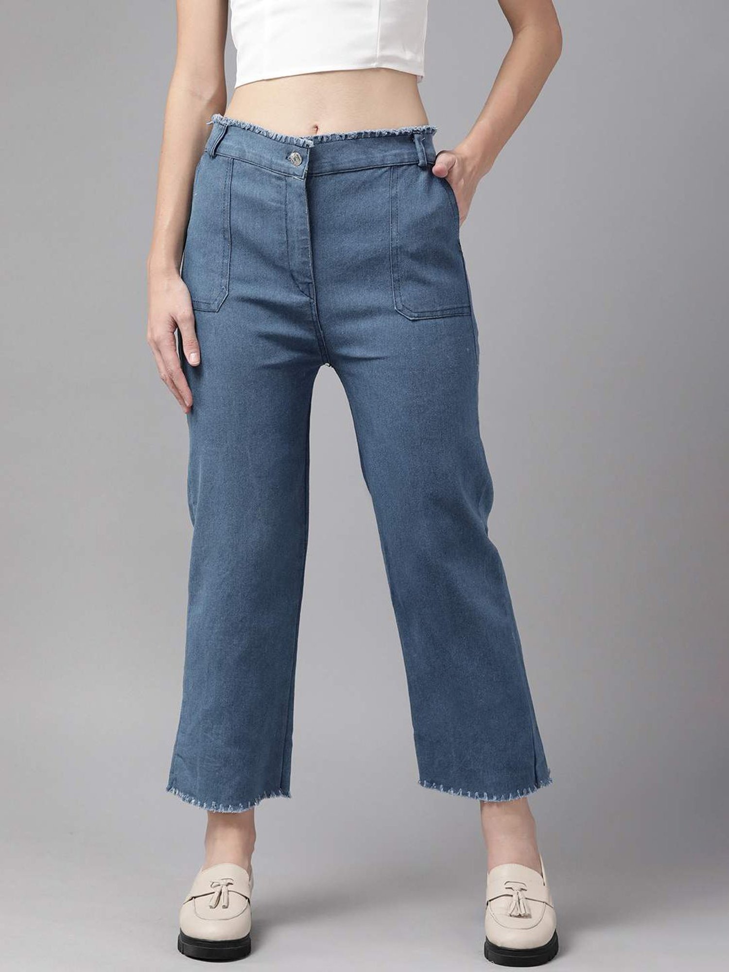 Aarika Blue High Rise Jeans