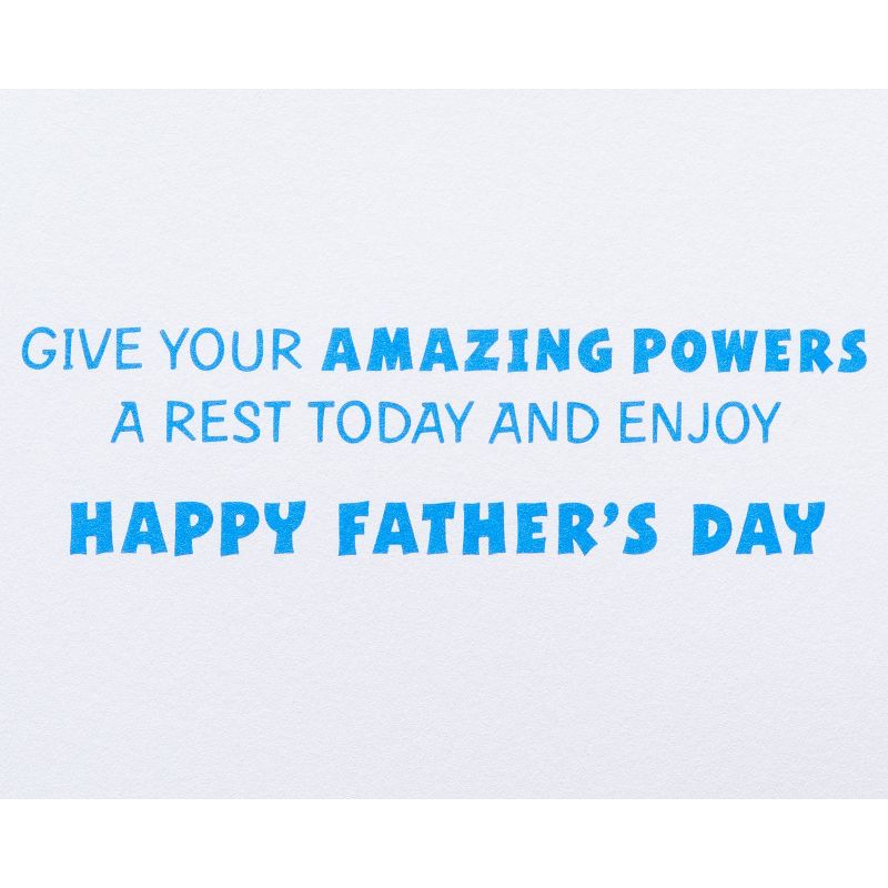 Fathers Day Greeting Card Super Dad Patch - PAPYRUS