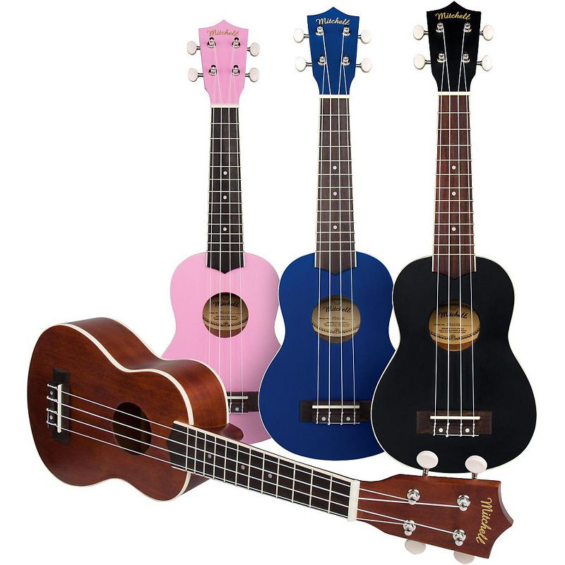 Mitchell MU40 Soprano Ukulele Flamingo Pink