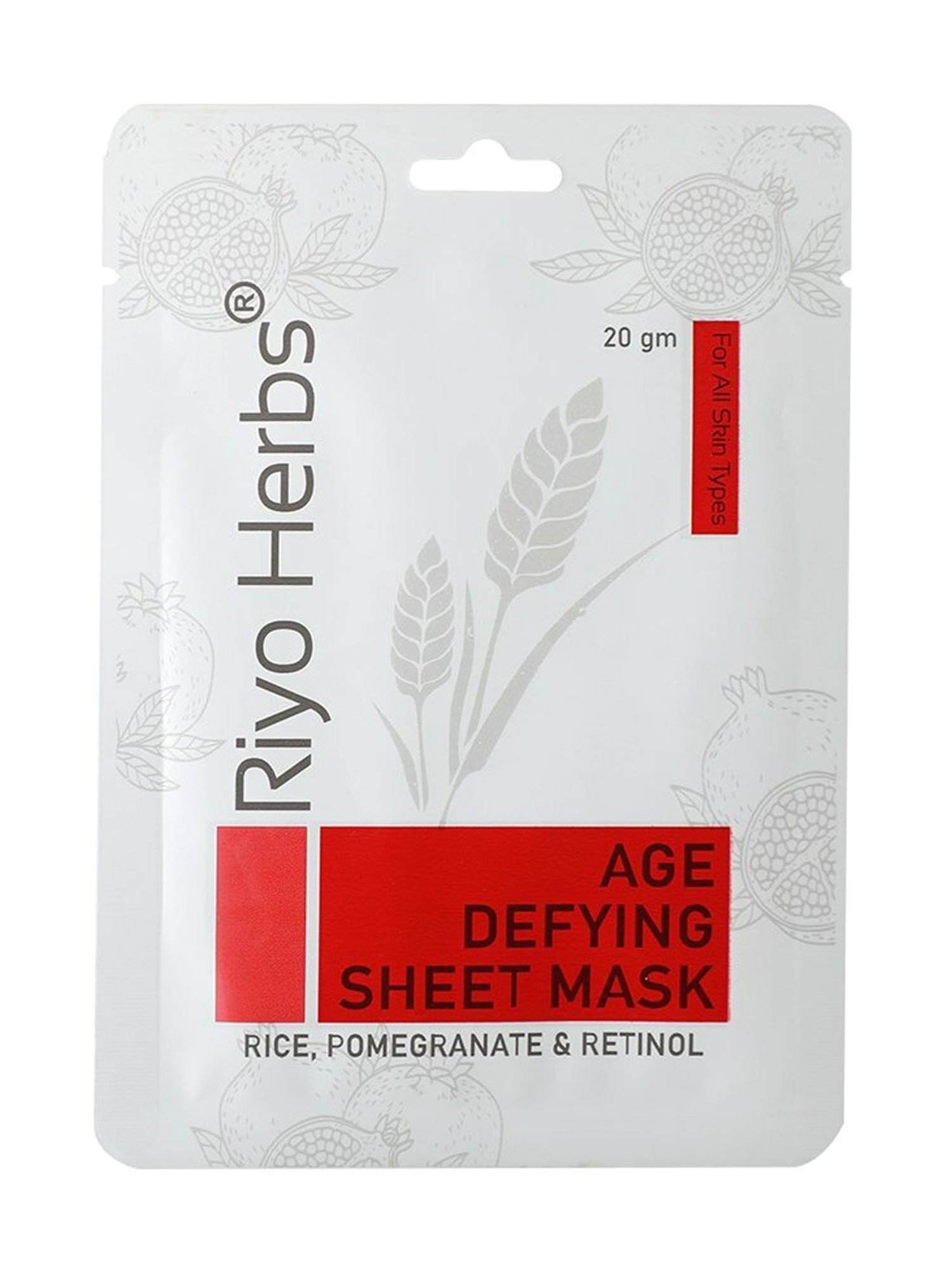 Riyo Herbs Age Defying Sheet Mask - 20 gm