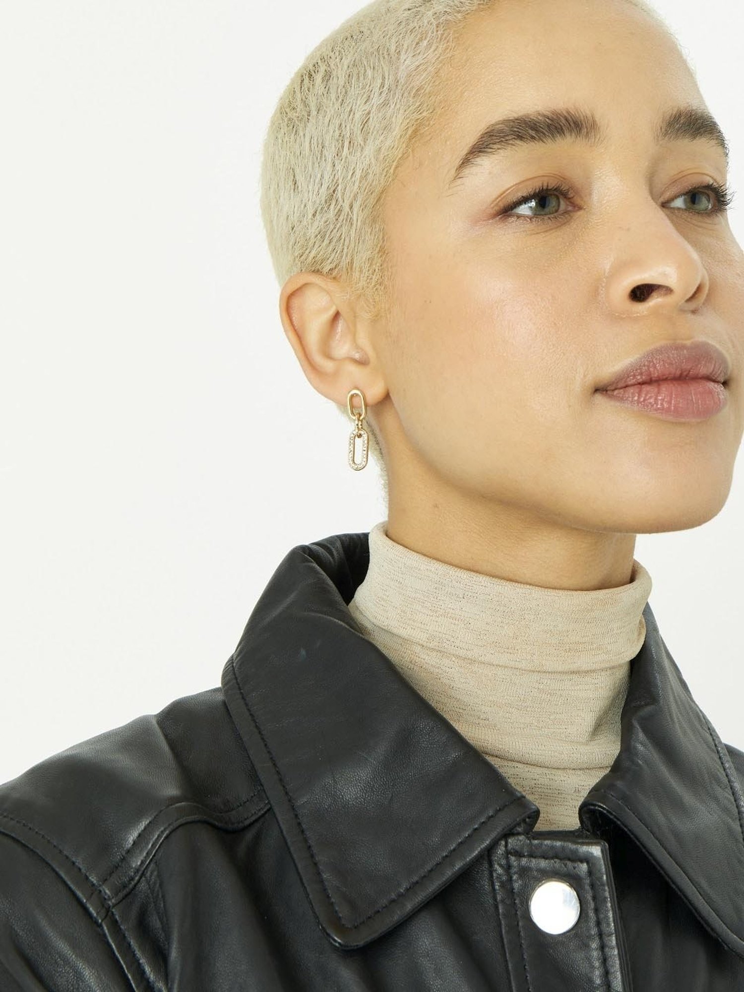 Accessorize London Blue Harvest Golden Drop Earrings