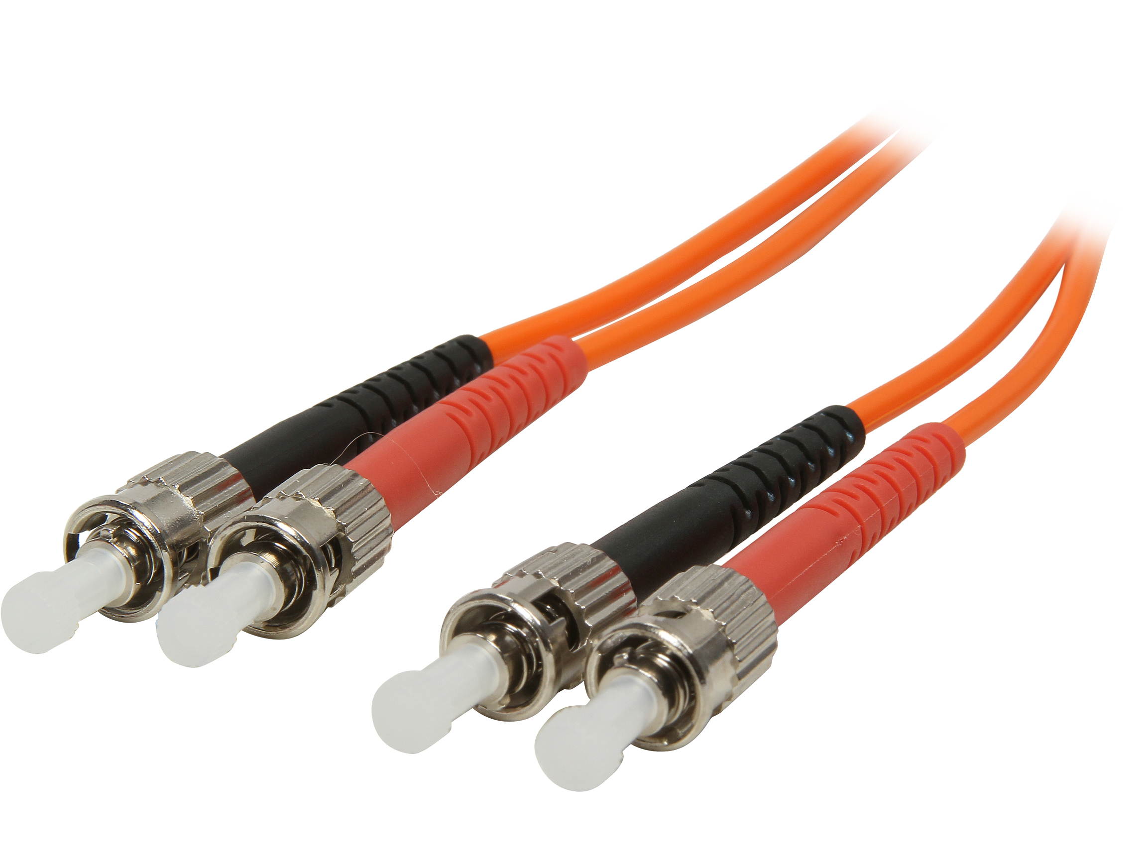 BYTECC MD-ST5 5m MD-ST ST to ST Duplex (2 Strand) Cable, Multi Mode 62.5/125 Standard Zipcore