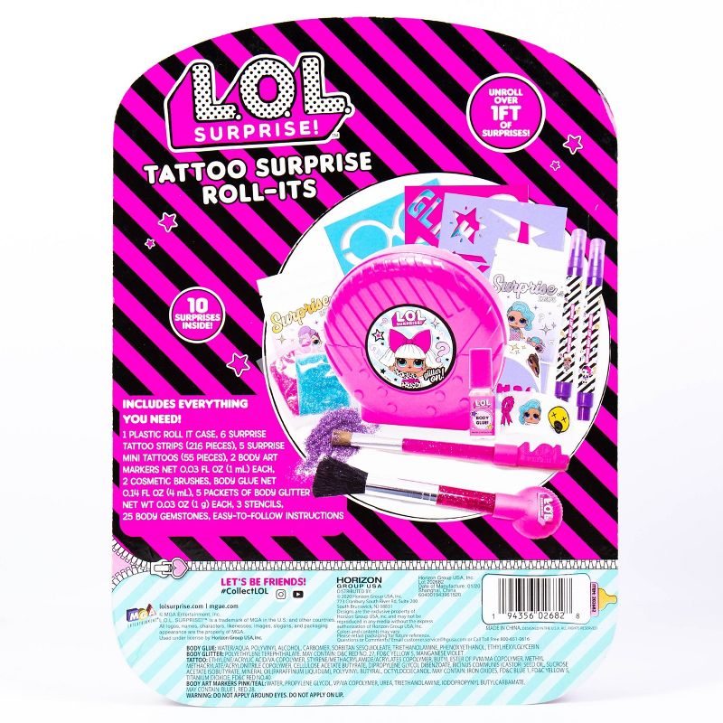 L.O.L. Surprise! 46pc Tattoo Surprise Roll-Its