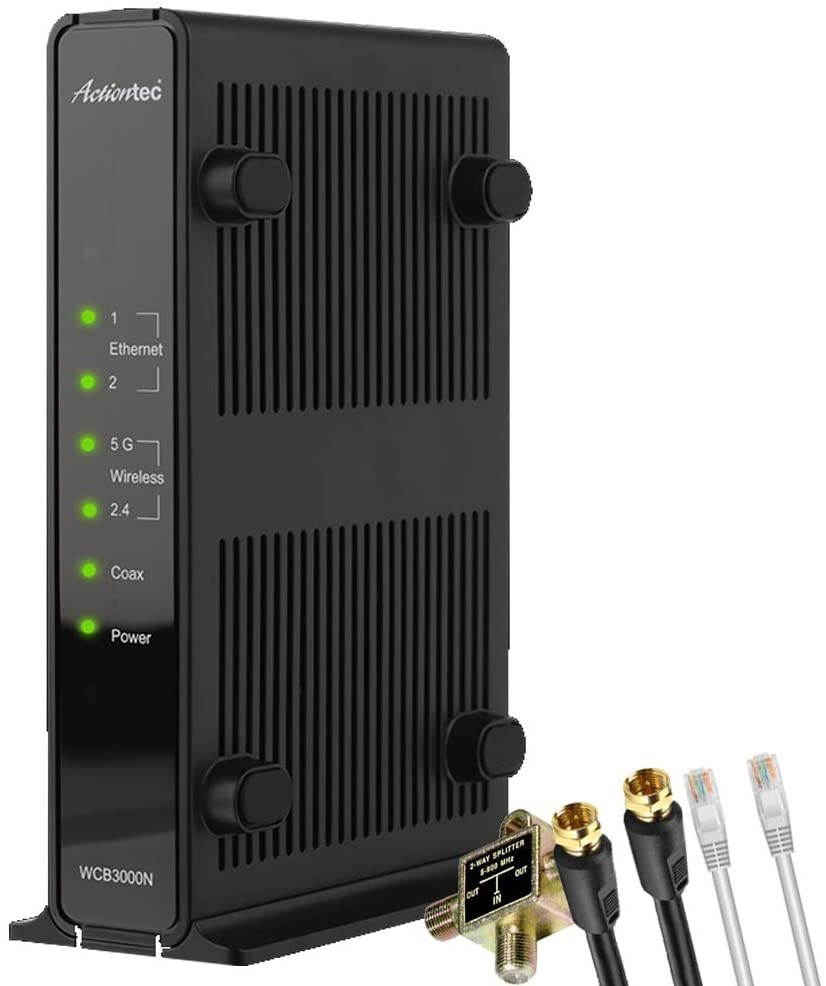 Actiontec Fast Single Dual-Band Wireless WiFi Network Extender Dual 2.4 GHz and 5 GHz - FFP Packing Kit