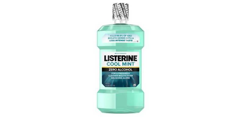 Listerine Zero Cool Mint Alcohol-Free Mouthwash - 50.72 fl oz