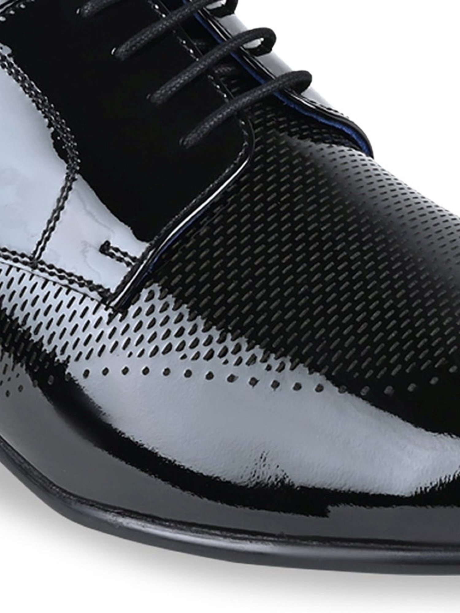 Regal Men's Black Derby Shoes