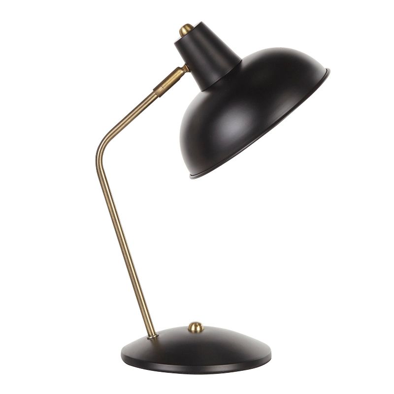 Metal Darby Contemporary Table Lamp (Includes LED Light Bulb) Gold - LumiSource