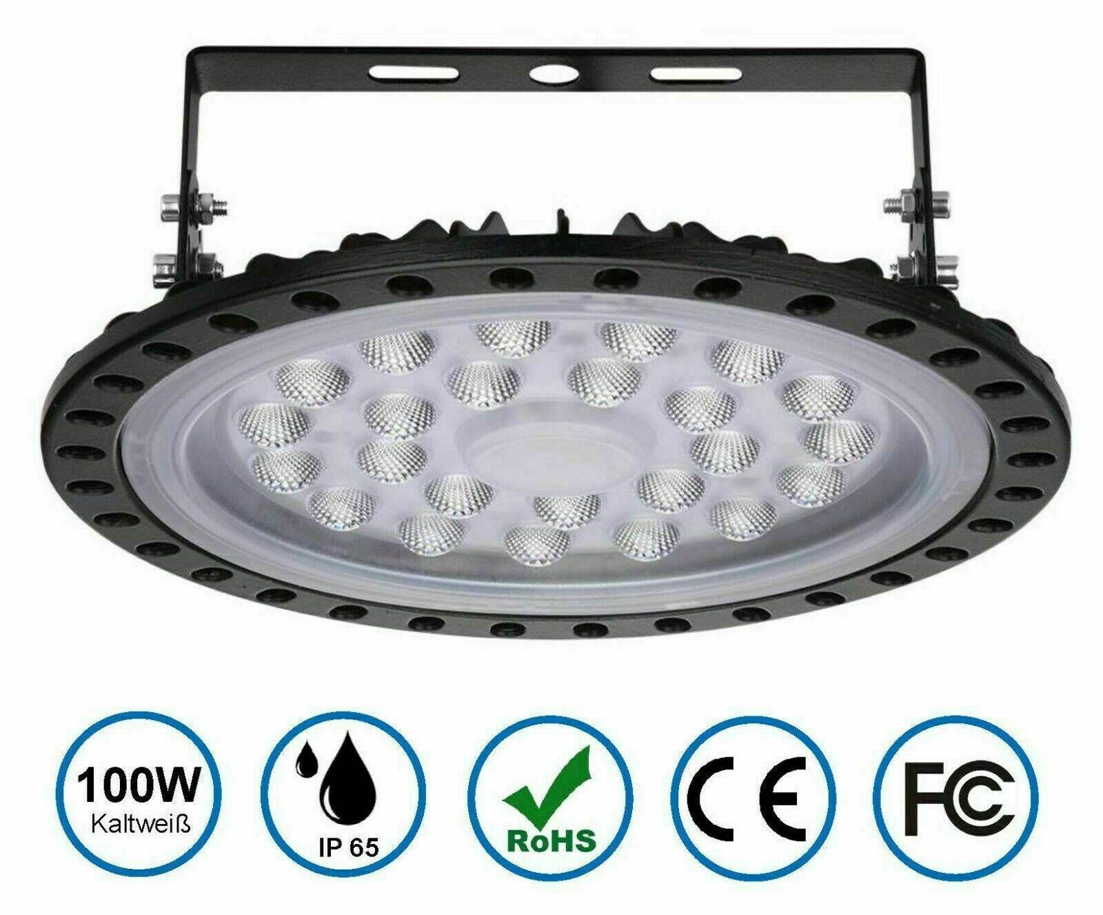 100 Watt UFO LED High Bay Light Warehouse Shop Workshop Light Fixture 8000LM