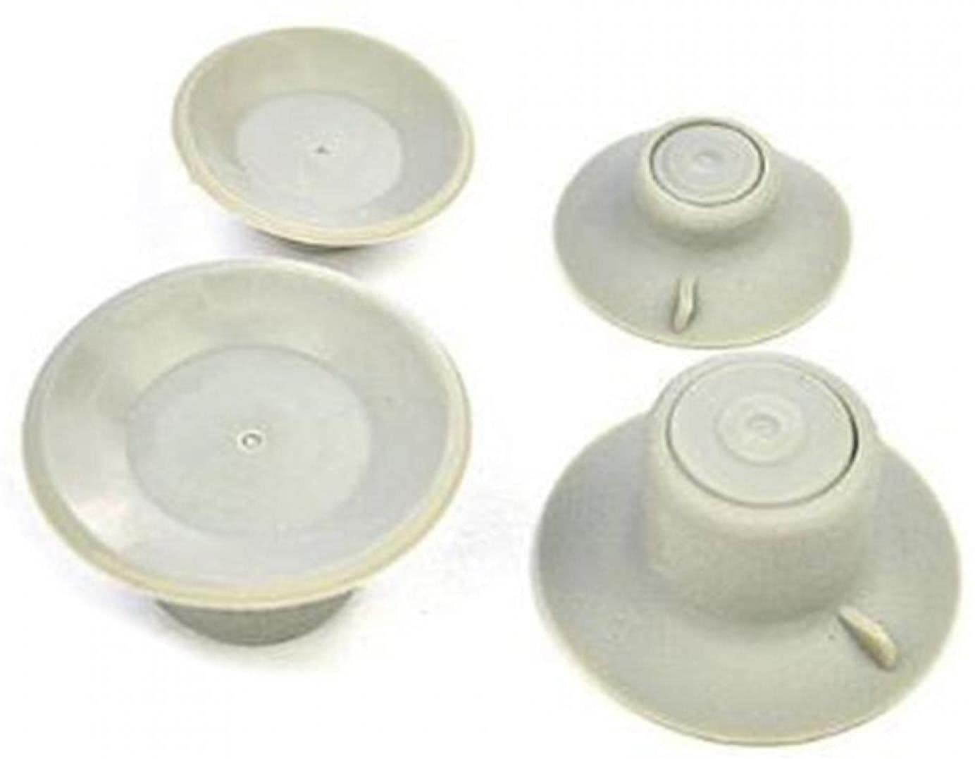 Denpetec Small Notebook Laptop Cooling Pads Skidproof Pad Cooler Stand, Laptop Skid-Proof Cooling Portable Cooler Stand Leg Feet(4pcs)