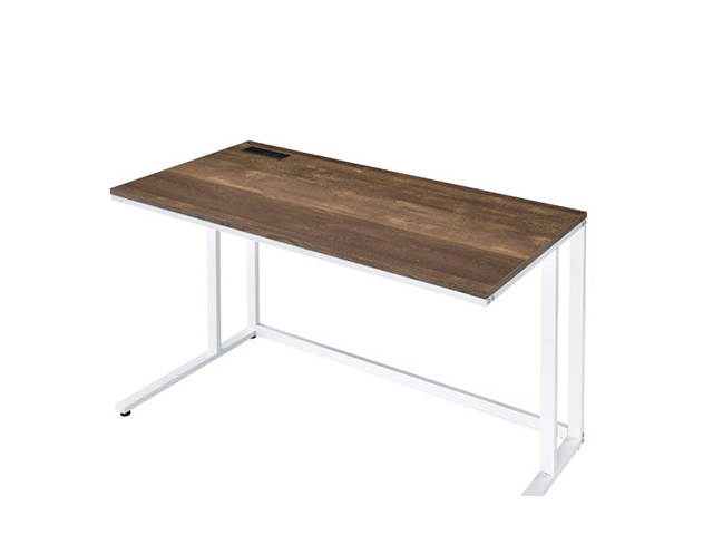 Computer Desk, 47 inch Student Desk Folding, Writing Desk for Home Office, Built-in USB Port Gaming Desk Wood Small Office Table for Teen Working & Crafting, Black,GT125