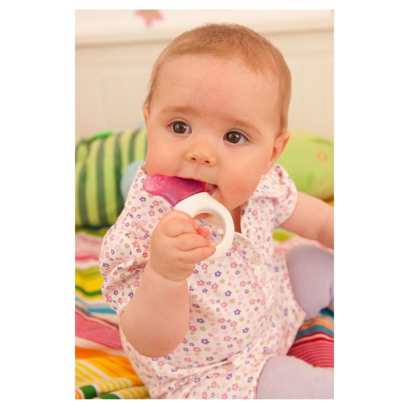 MAM Mini-Cooler Teether with Clip - Pink