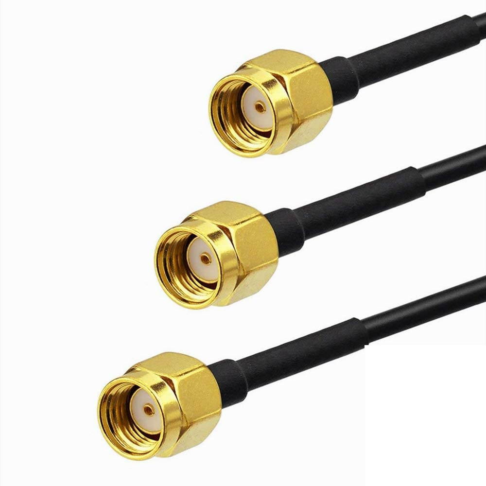 WiFi Gain Antenna SMA Male Interface with Magnetic Base 2.4GHz/5GHz Dual Band 3 Group 6DB LTE Antenna for WiFi Wireless Router Mobile Hotspot Signal Enhancement Amplifier