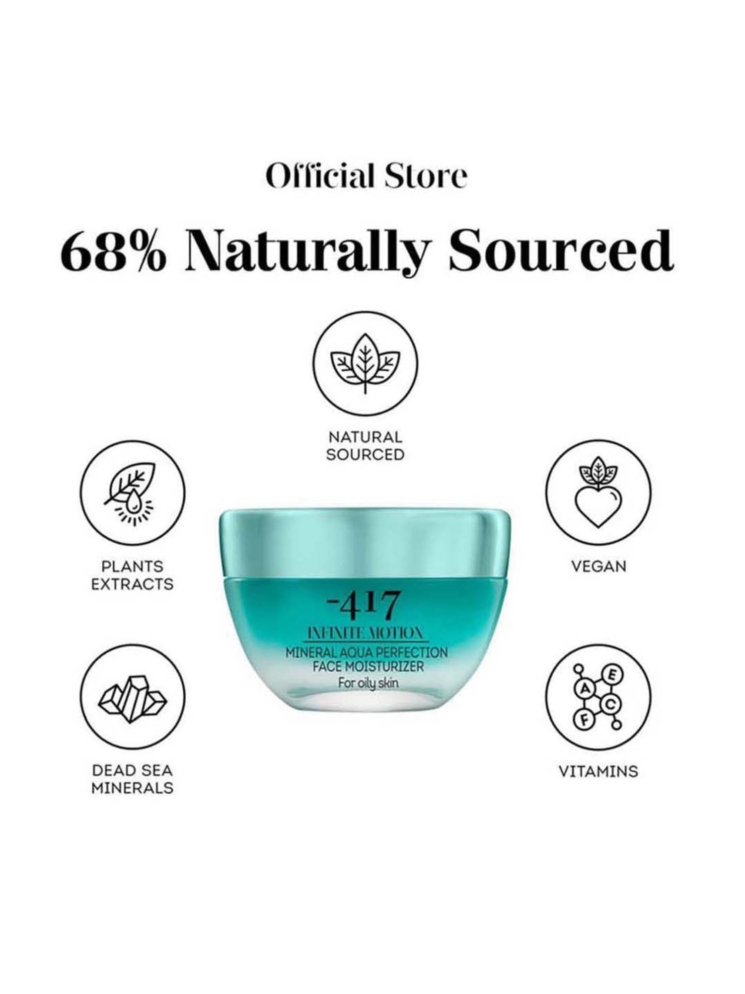 Minus 417 Infinite Motion Mineral Aqua Perfection Face Moisturizer for oily skin 50 ml