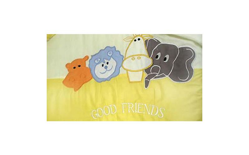 Animals Good Friends Toddler Bedding Crib Comforter Set - Store51 LLC.
