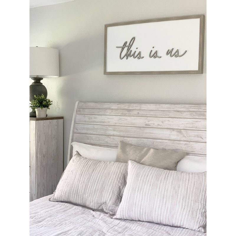 38" x 19" This Is Us Magnet Board Wall Art - Petal Lane