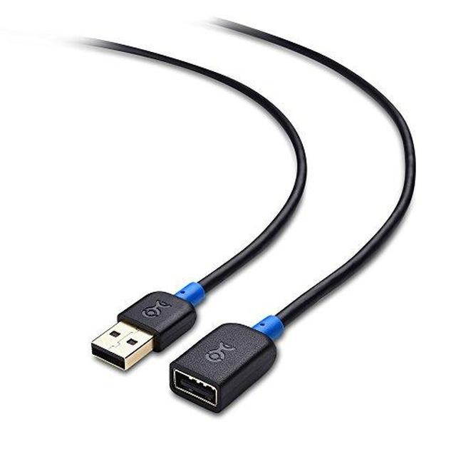 Cable Matters 2-Pack USB to USB Extension Cable (Male to Female USB Extender Cable) - 6 ft