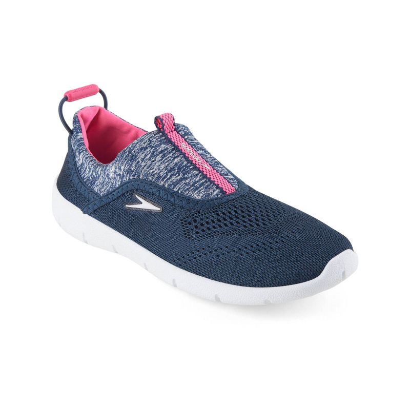 Speedo Junior Girls' Aquaskimmer Water Shoes - Navy/Pink 2-3