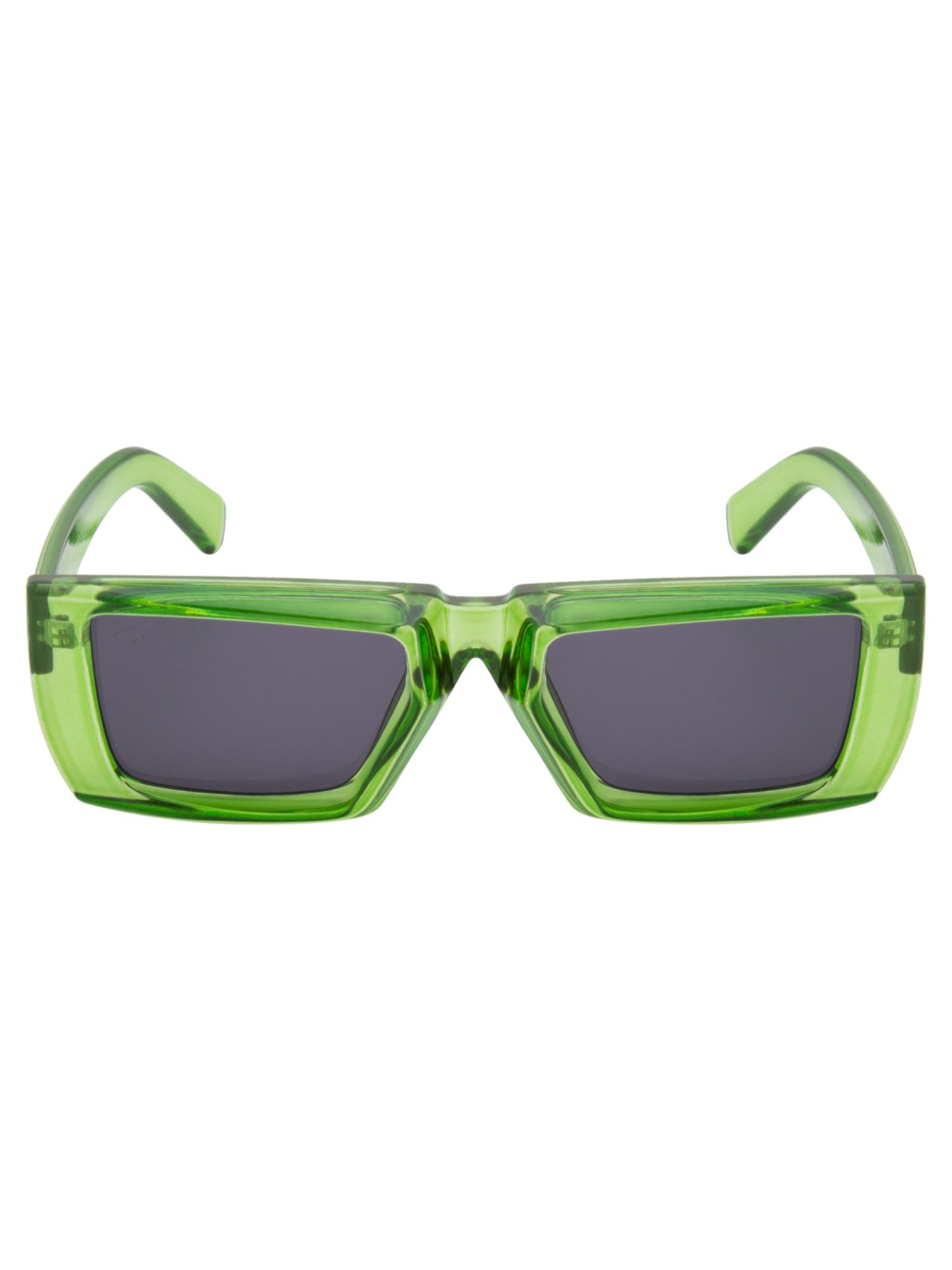 Ted Smith Grey Rectangular UV Protection Unisex Sunglasses