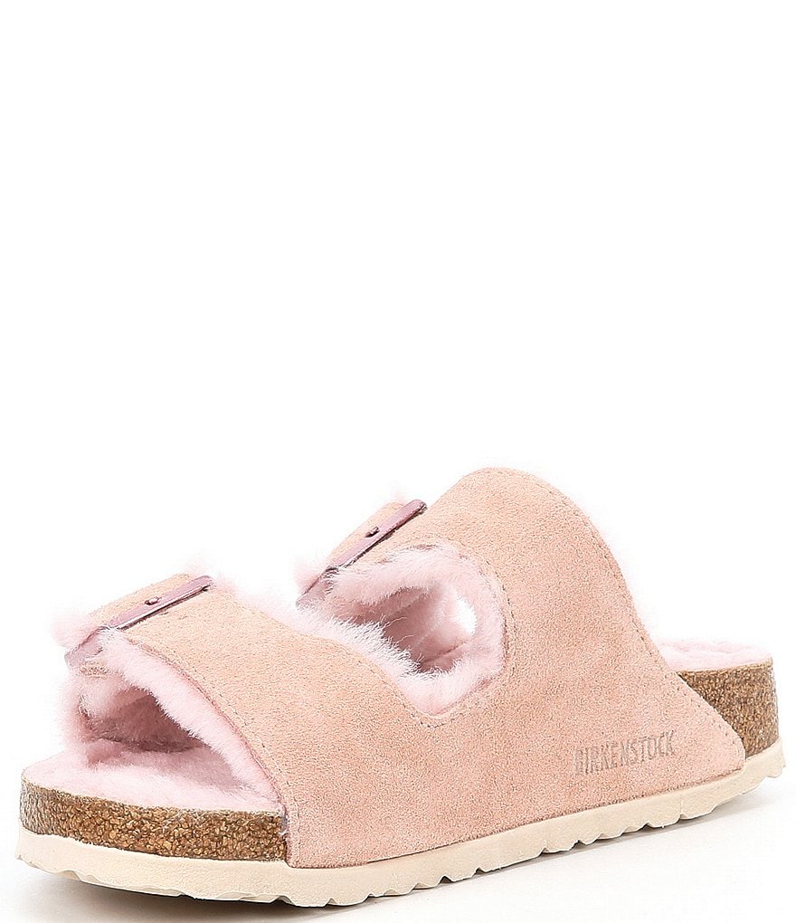 Birkenstock Women's Arizona Suede Shearling Sandals
