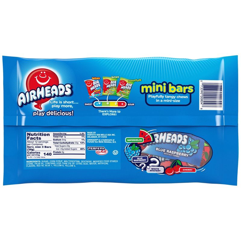 Airheads Assorted Mini Bars - 14oz
